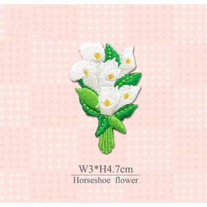 1PC‎ Floral Patches Stickers Clothes Embroidered Sew On Applique Patchwork